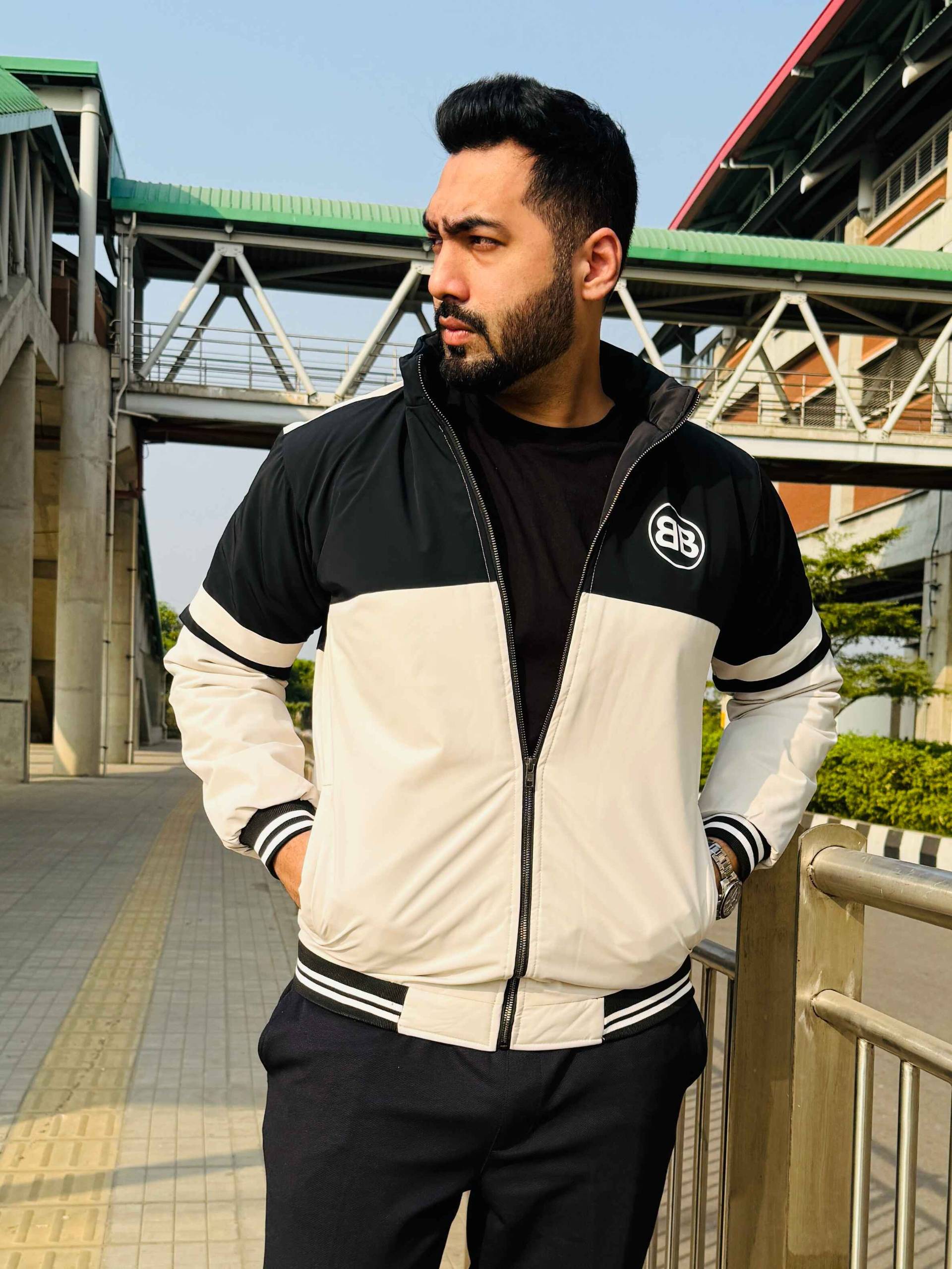 Stylish Casual Long Sleeve Padding Jacket For Men